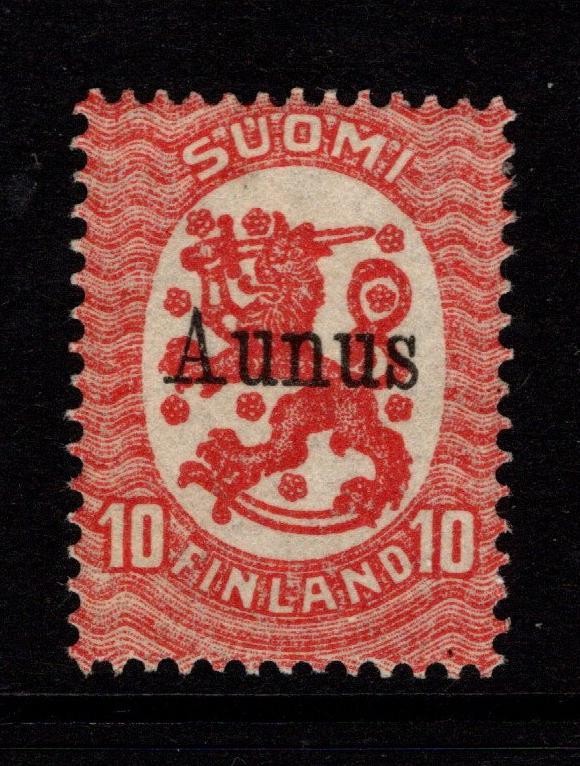 Finland 1919 Russian Occupation Aunus 10p Mint Hinged - S57768