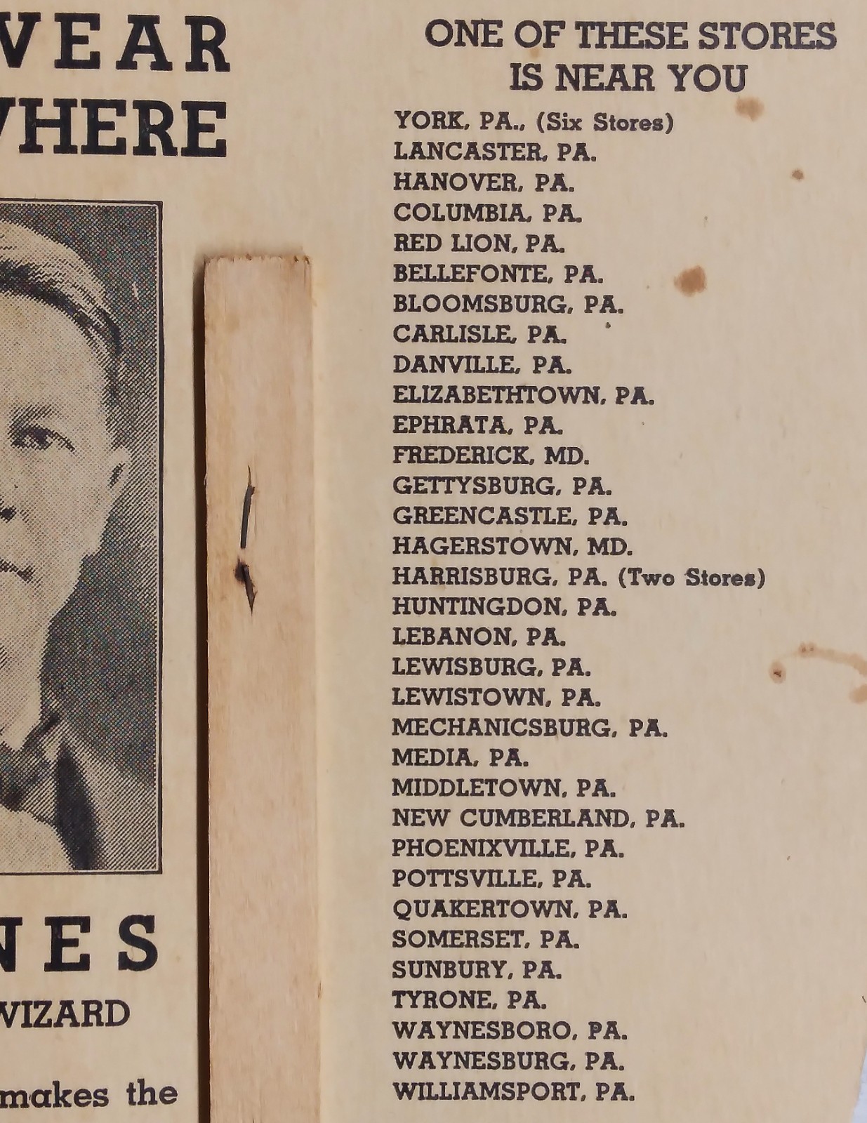 Haines the Shoe Wizard Baby Days Charlotte Becker ad fan