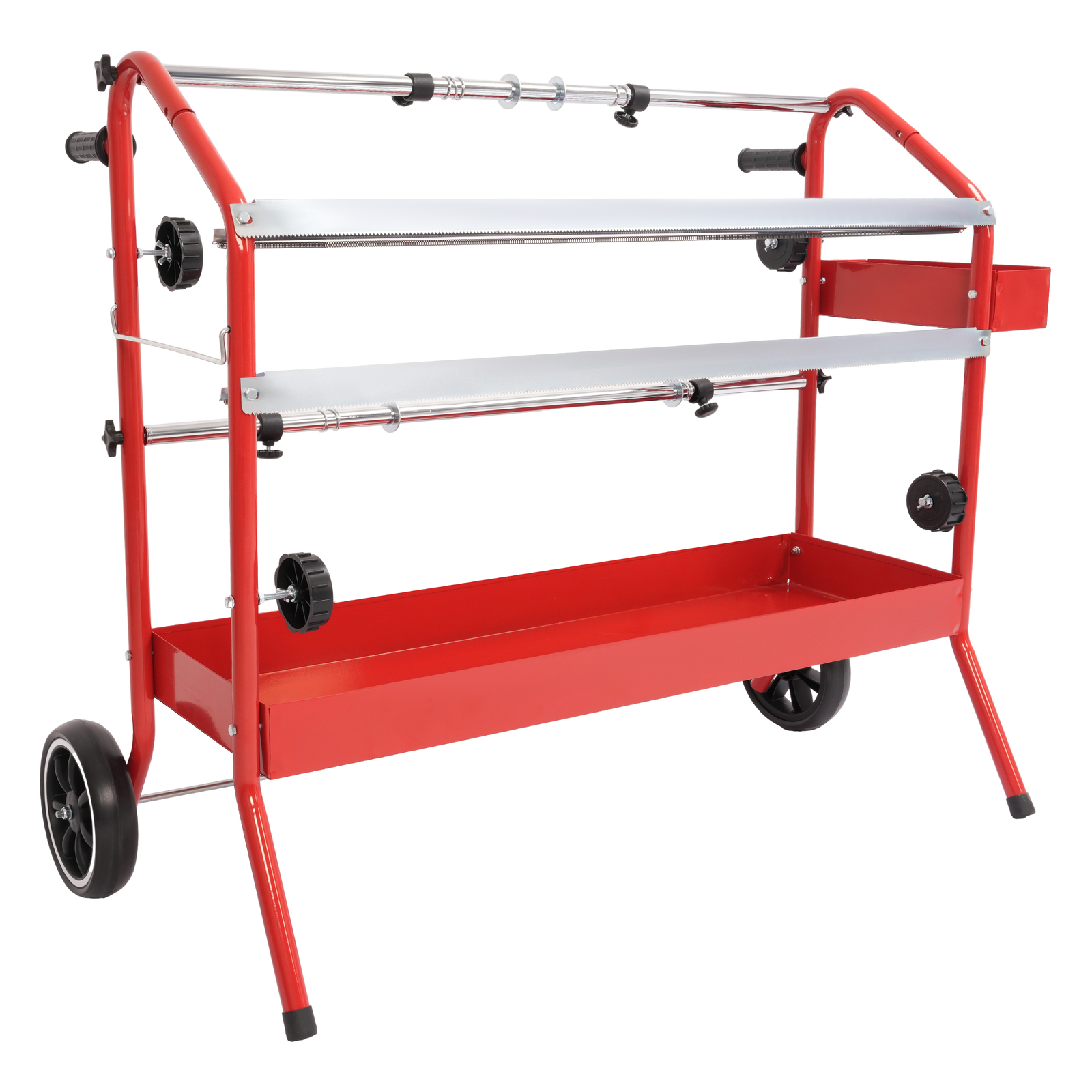 Mobile 18" Multi-Roll Masking Paper Machine With Storage Trays Auto Body Paint