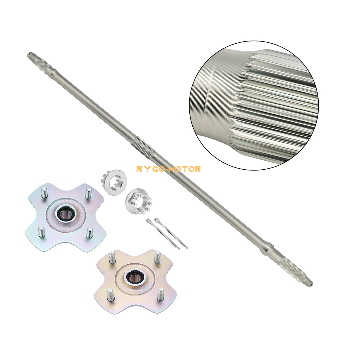 Rear Axle Shaft Wheel Hub for Honda TRX450ES TRX450S Foreman 450 4X4 1998 - 2001