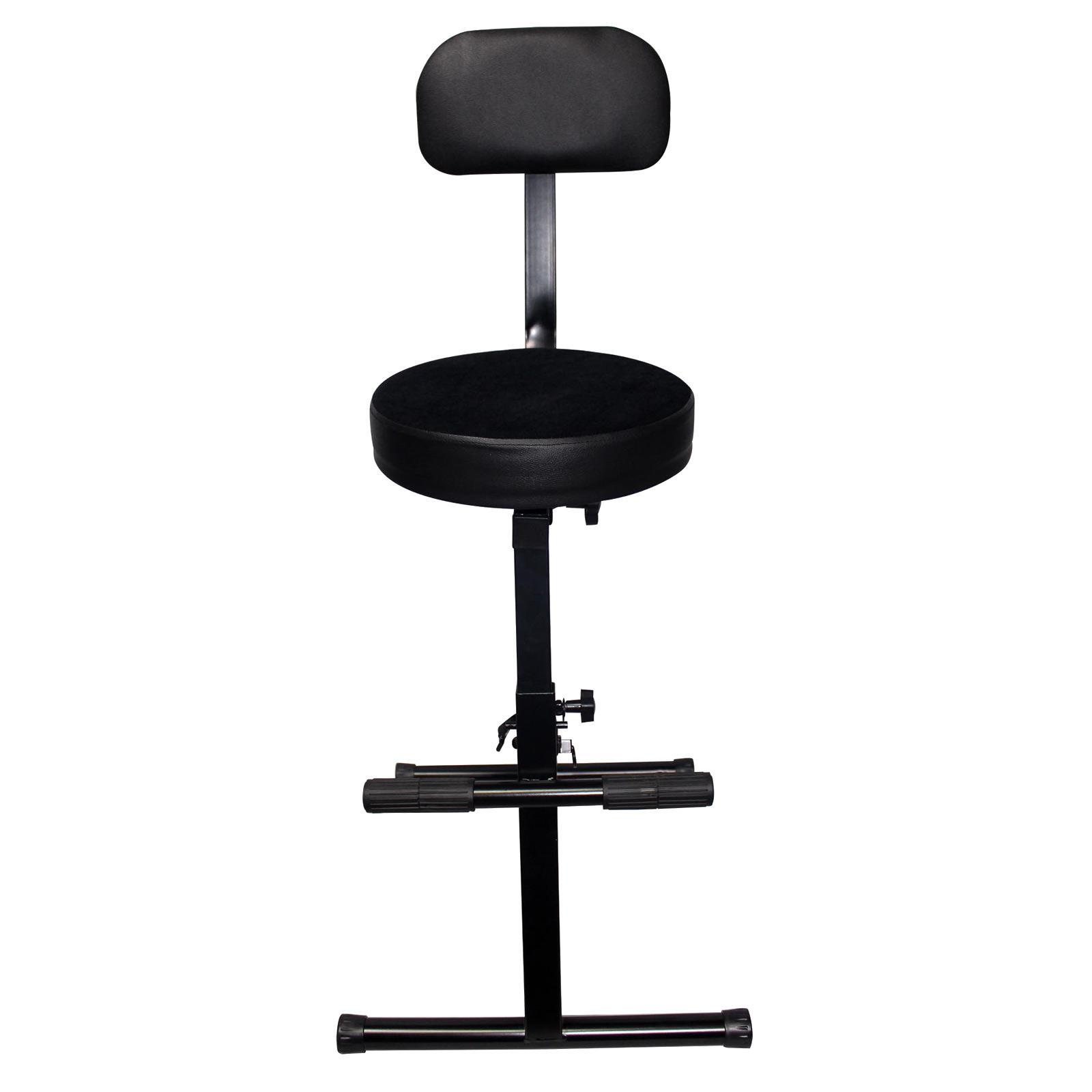 ProX X-GIG CHAIR Portable DJ Adjustable Velvet Covered Padded Foam Chair
