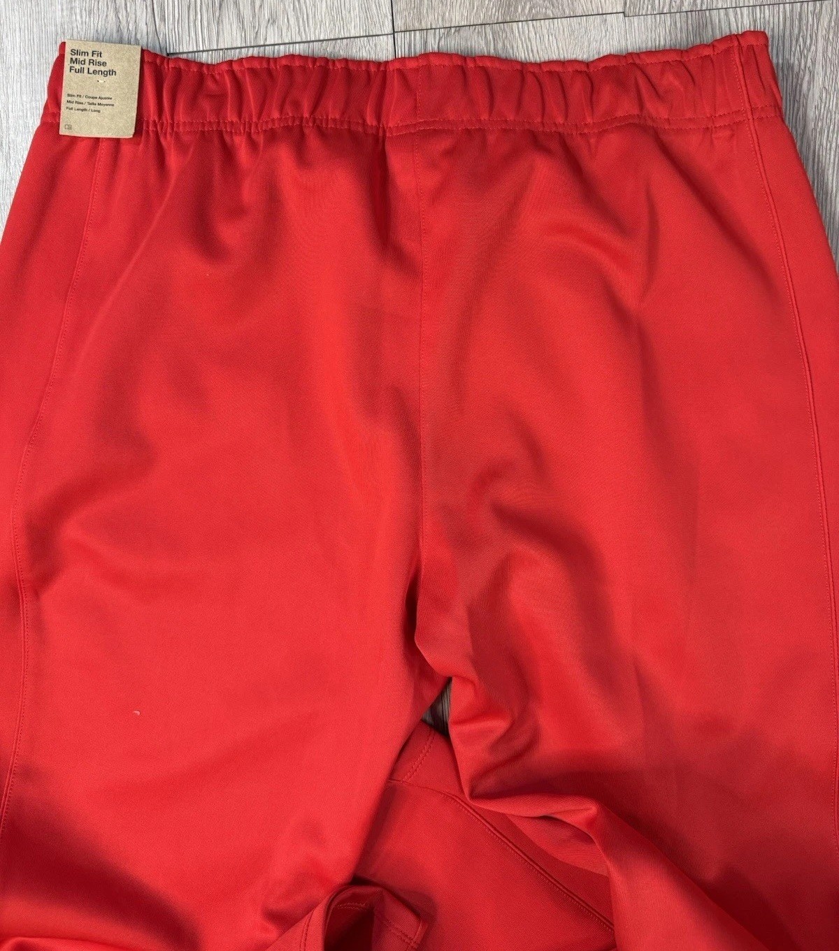 Nike Women New Sptcas Flare Pant Slim Fit Mid Rise Full Length HJ1016-657 Red XL