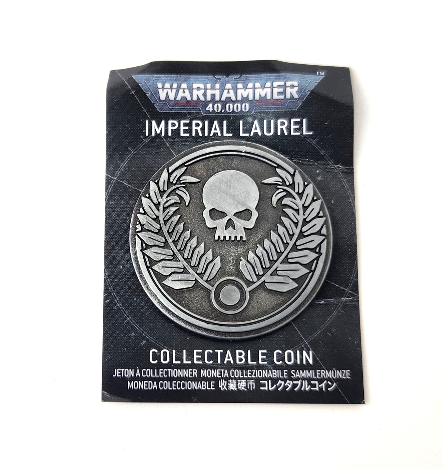 Warhammer 40K Imperial Laurel Collectable Coin Games Workshop