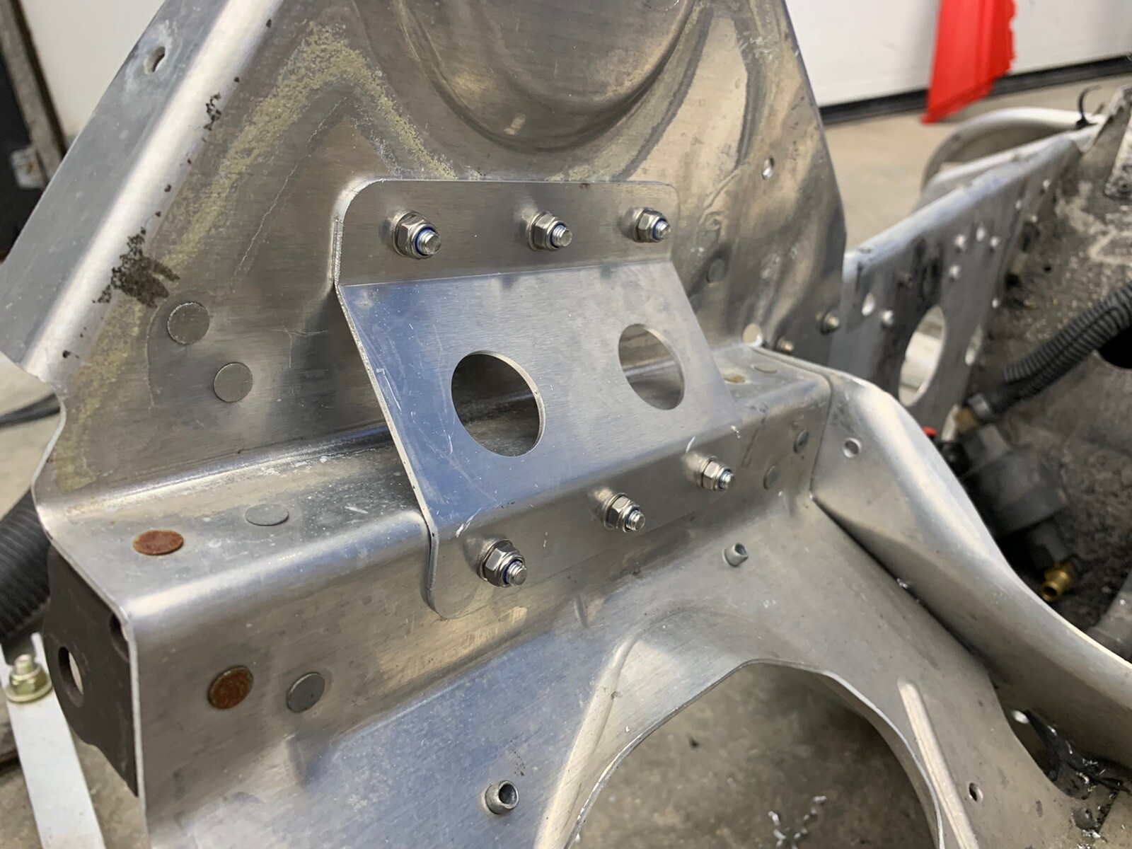 Jay Favel SkiDoo Rev Nun Bulkhead Brace Kit Ski-Doo Braces 7 Pieces SS Hardware