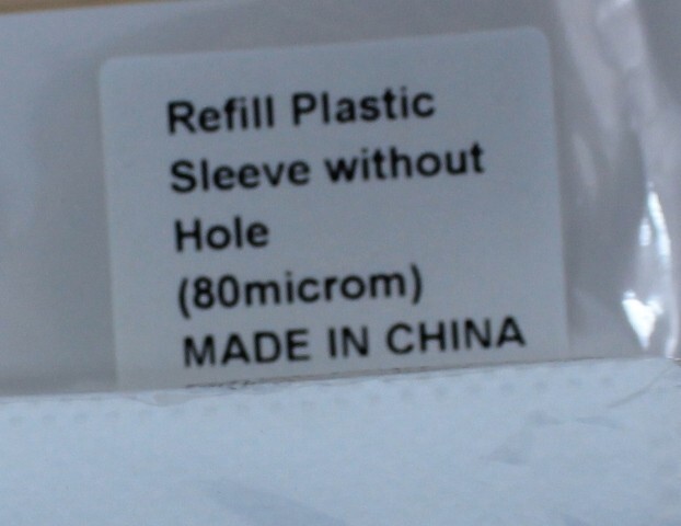 100 Double Sided Plastic CD DVD Sleeves Clear Window Disc Envelopes Storage Case