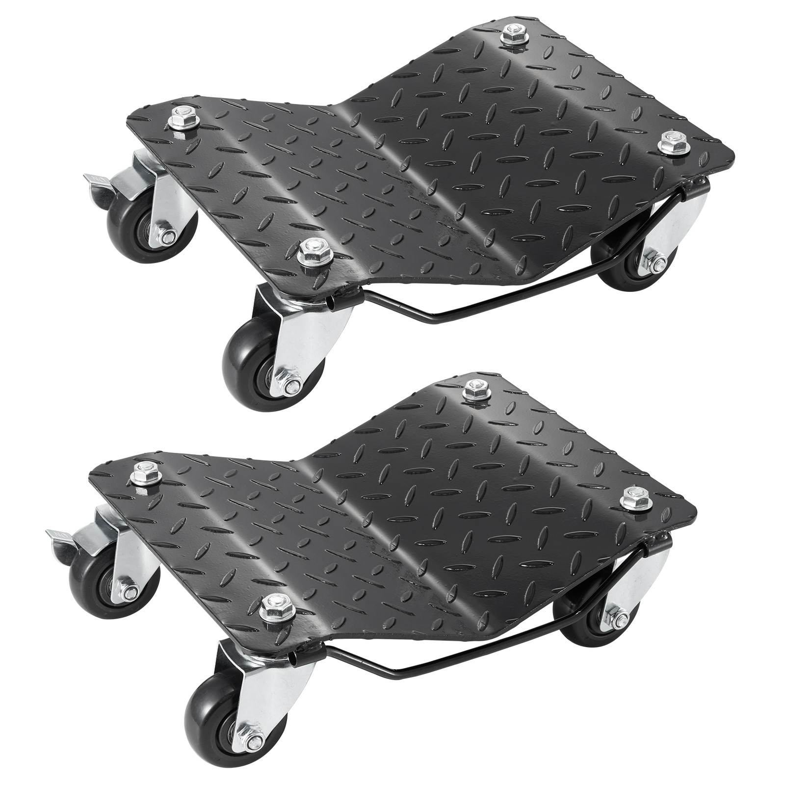 Uimoso Car Dolly Wheel Tire Dolly 2PCS Heavy Duty Skate Auto Repair Dolly 3000LB