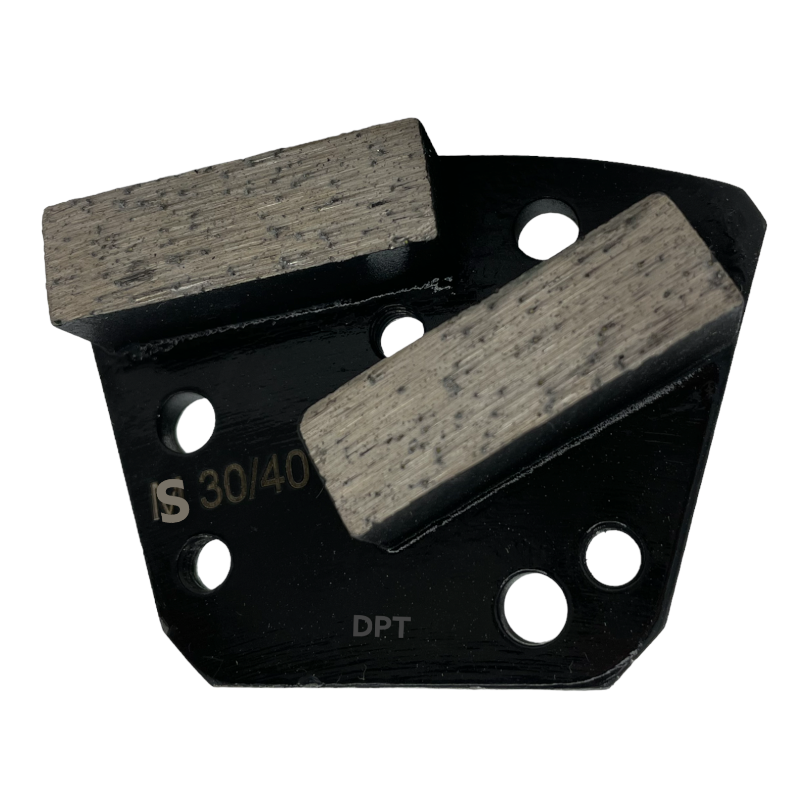 9 Pack Trapezoid Grinding Discs for Bolt on Concrete Grinders Soft Bond 30 Grit