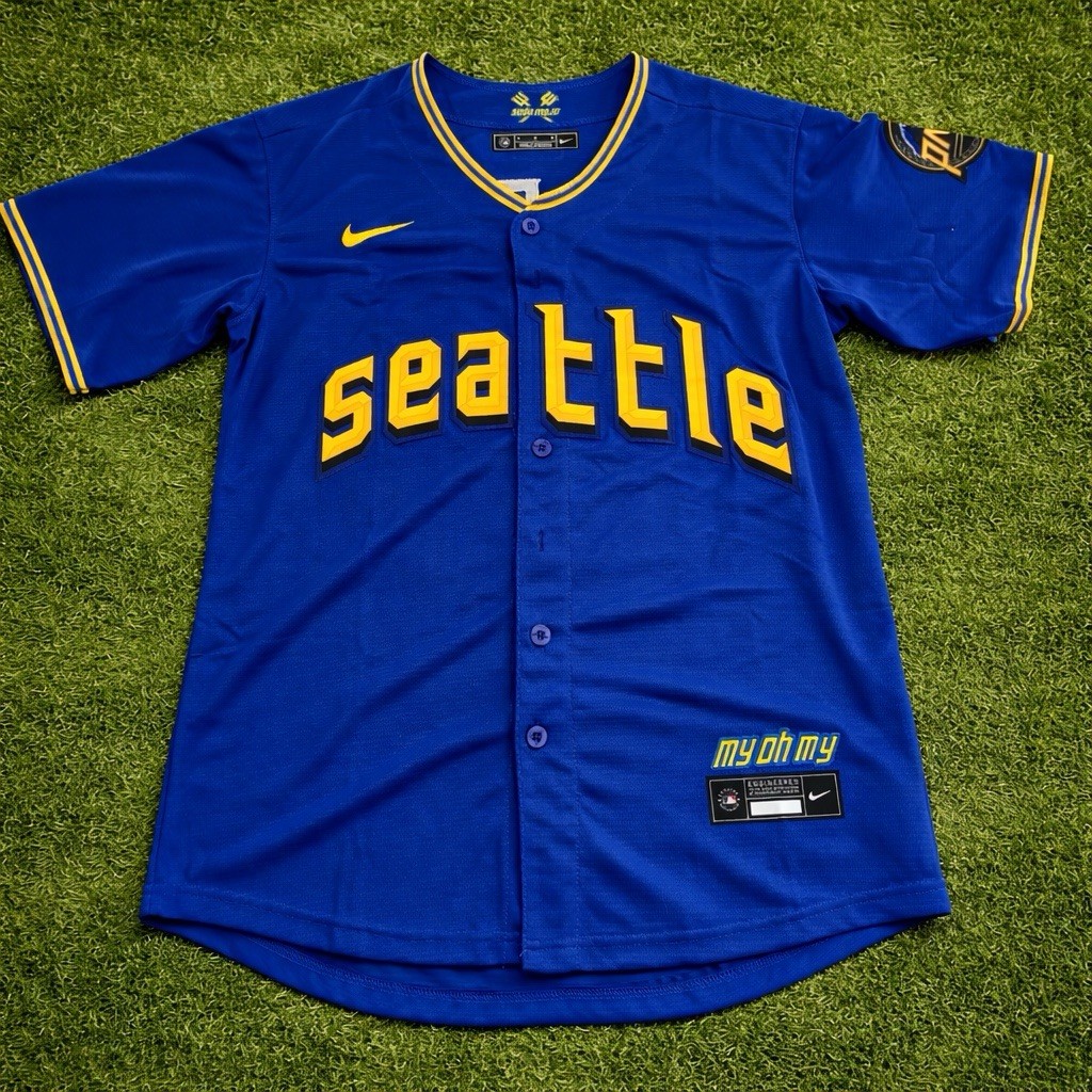 New With Tags! Cal Raleigh Seattle Mariners Men's Jersey! SHIPS SAME DAY!