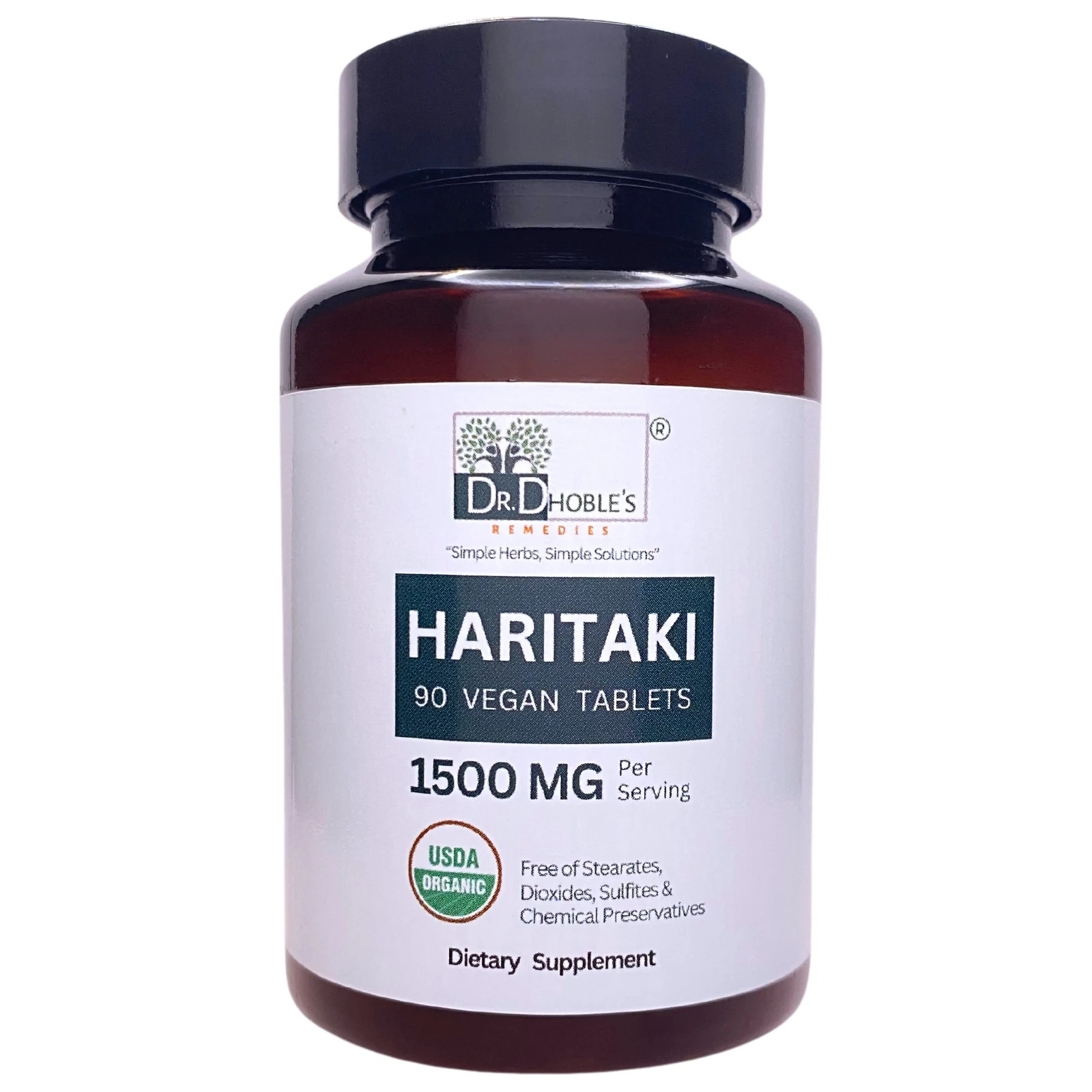 Haritaki Tablets • Capsules Alternative • Organic Haritaki Powder • 90 Ct
