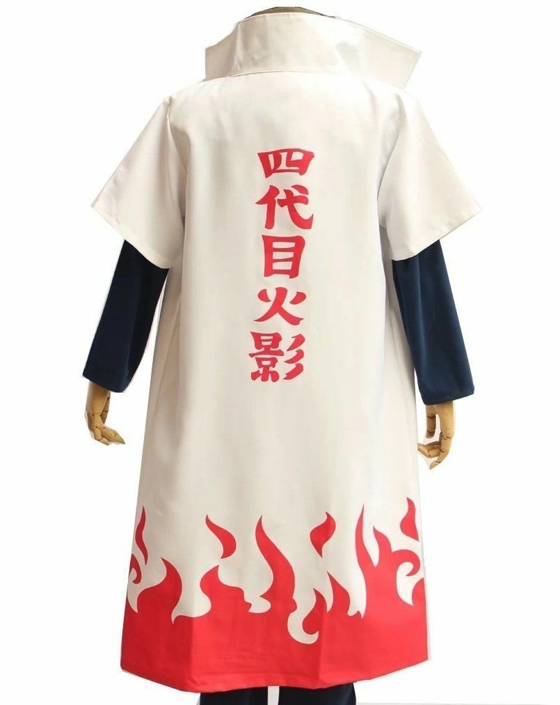 Fourth Hokage Namikaze Minato Cosplay Costumes Uniform / Cloak