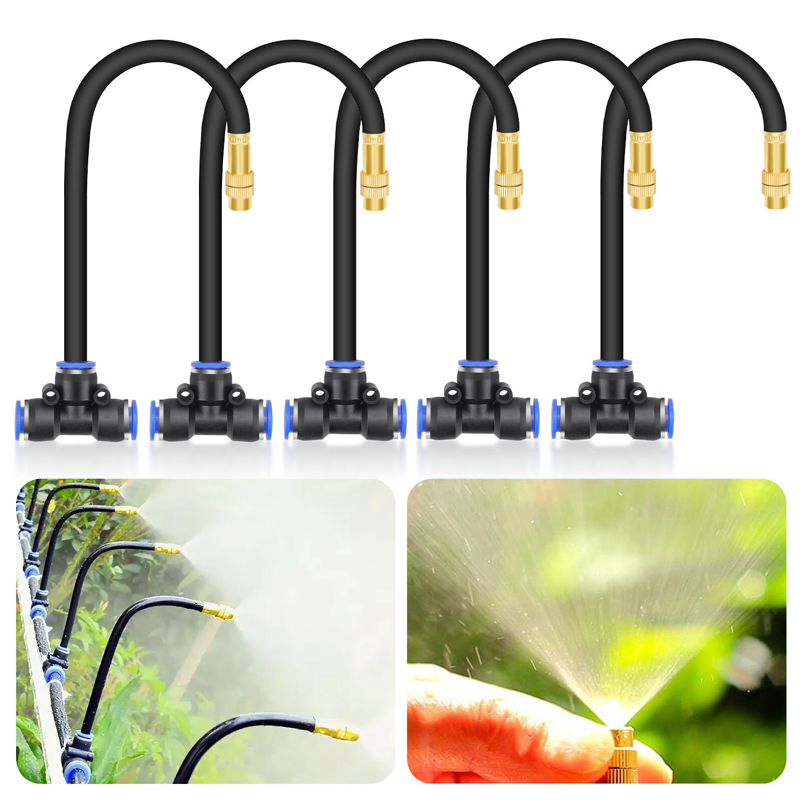 5/10pcs Drip Irrigation Kit Automatic Garden Watering Drip Nozzles Kit