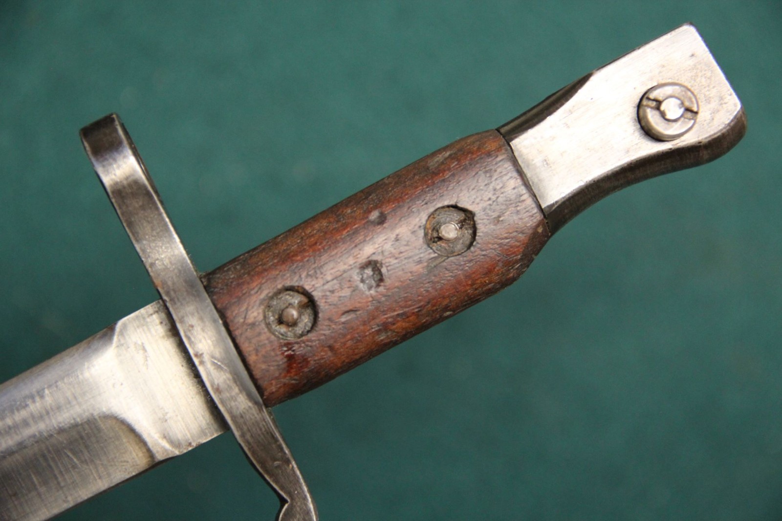 WWI WW1 Canadian Ross Bayonet & Leather Scabbard Mk II Modified Free Shipping