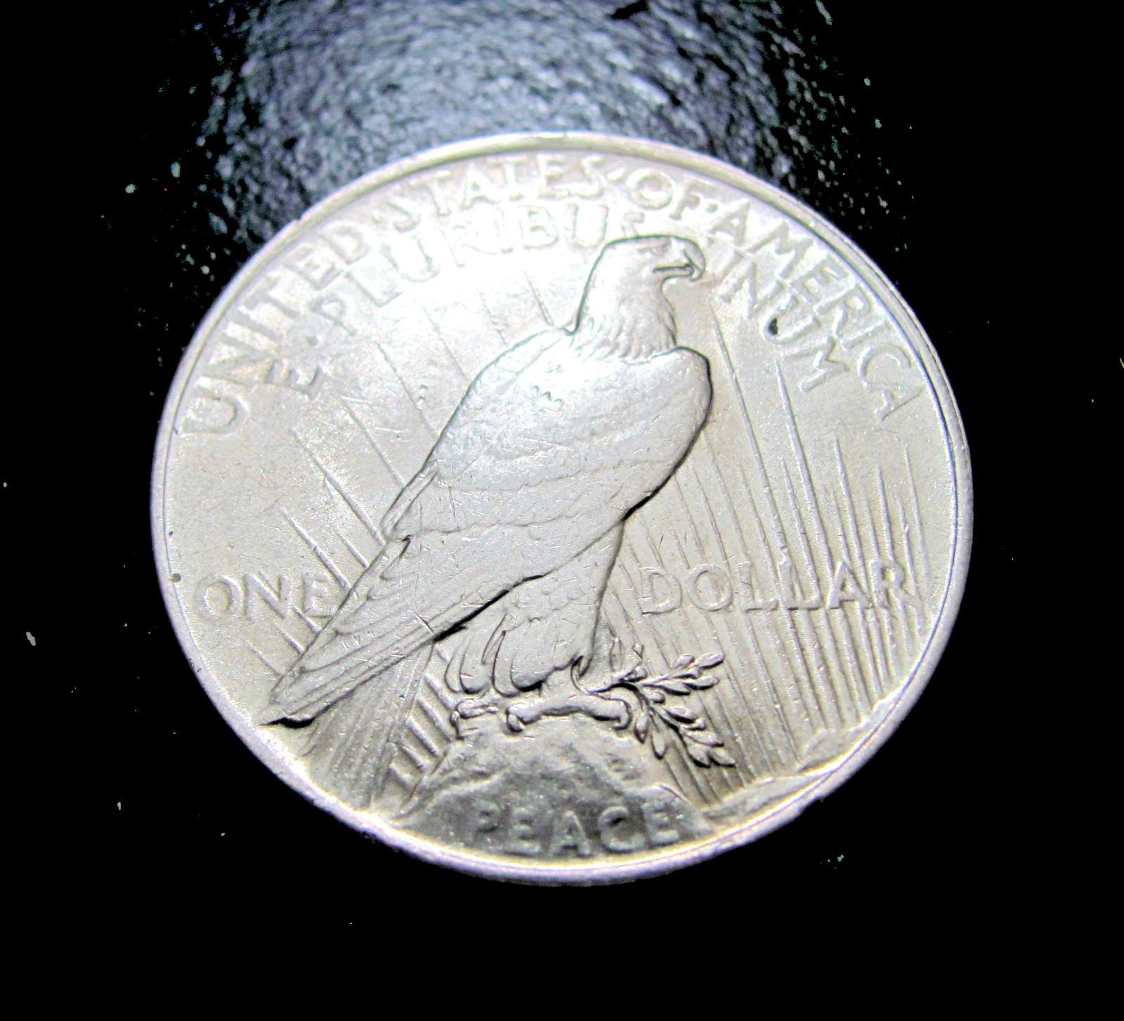 1922 PEACE SILVER DOLLAR - AU - 90% SILVER