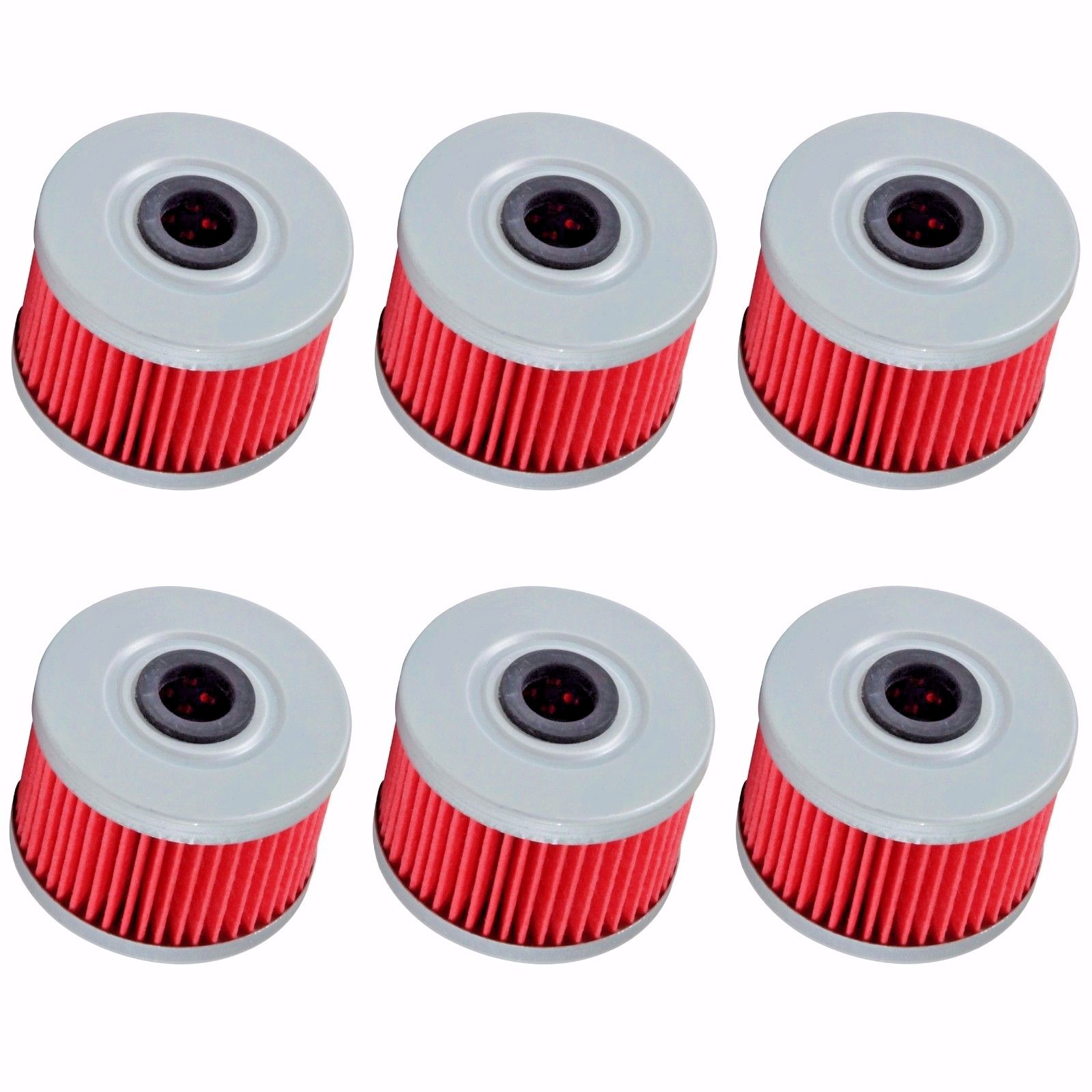 6 Oil Filter Filters for Honda TRX 250 250X 300 300FW 300EX 400EX Rancher 350