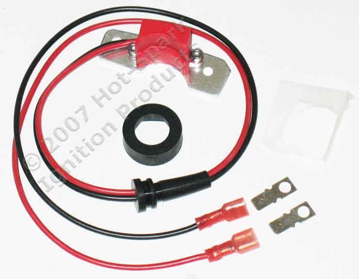 Electronic Ignition Conversion Kit: 1949-74 Ford/Mercury 6-Cyl 12-volt, neg grd