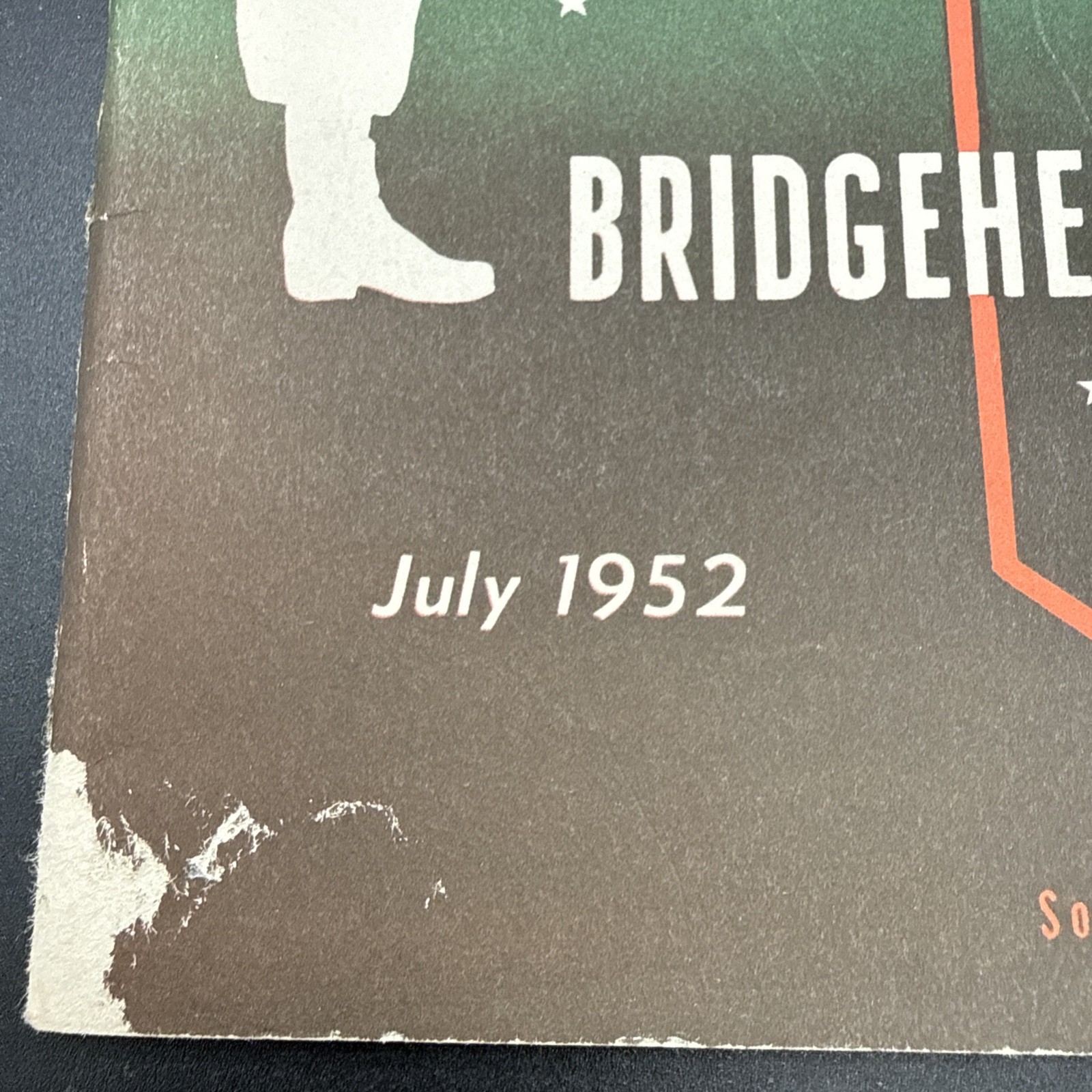 Vintage 1st Infatnry Division Bridgehead Sentinel July 1952 booklet Big Red One
