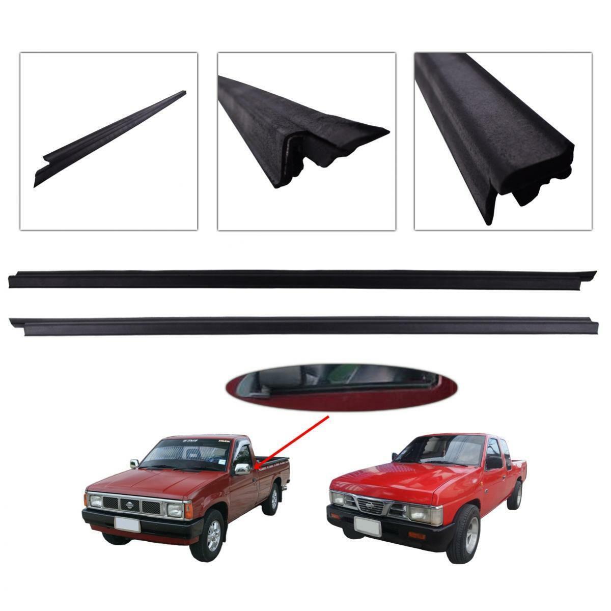 Outer Door Weather Window Rubber Seal Belt For Nissan Pickup D21 Hardbody 86-94