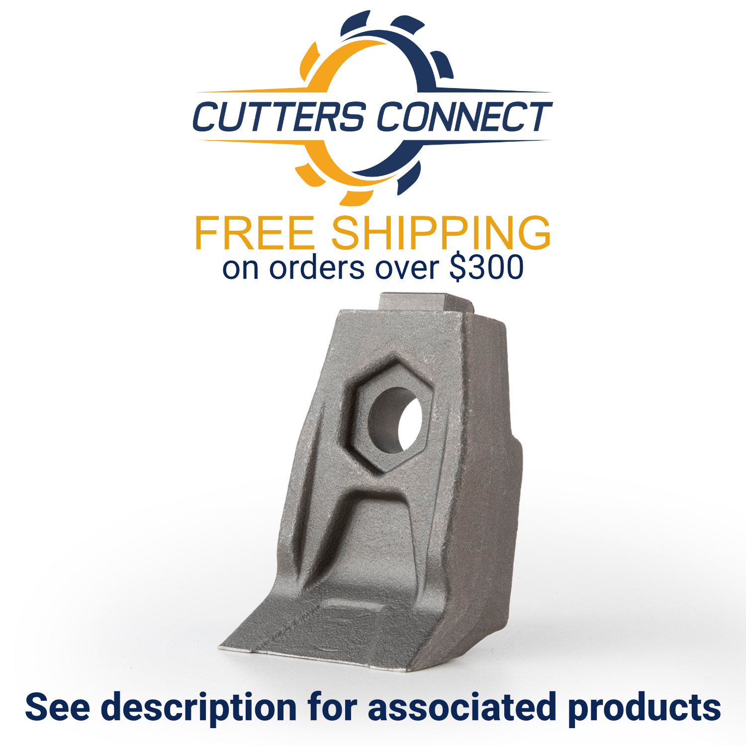 Denis Cimaf/Gyro-Trac Type 3 Knife Mulcher Teeth (Planer Blades) w/ Hardware Kit