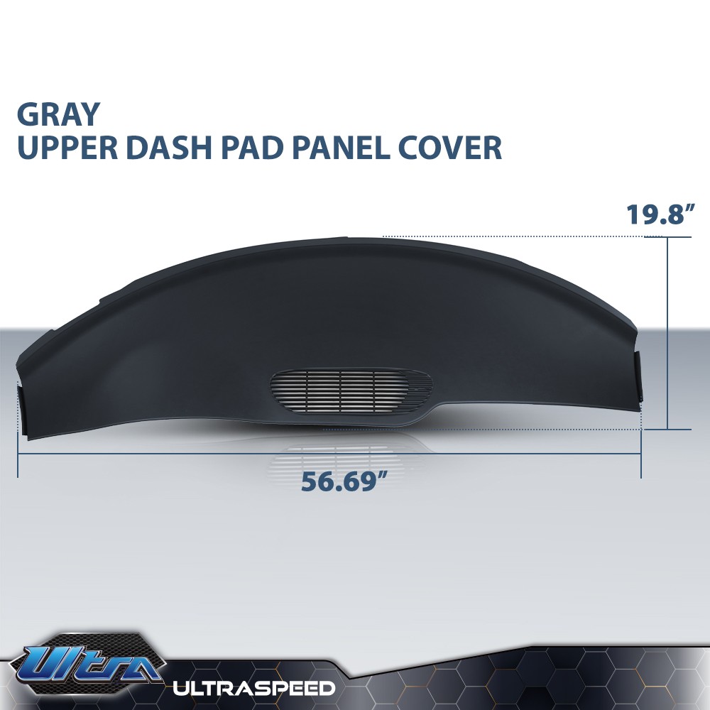 Upper Dash Pad Panel Replacement Fit For 1997-1999 Camaro Firebird Dark Gray New