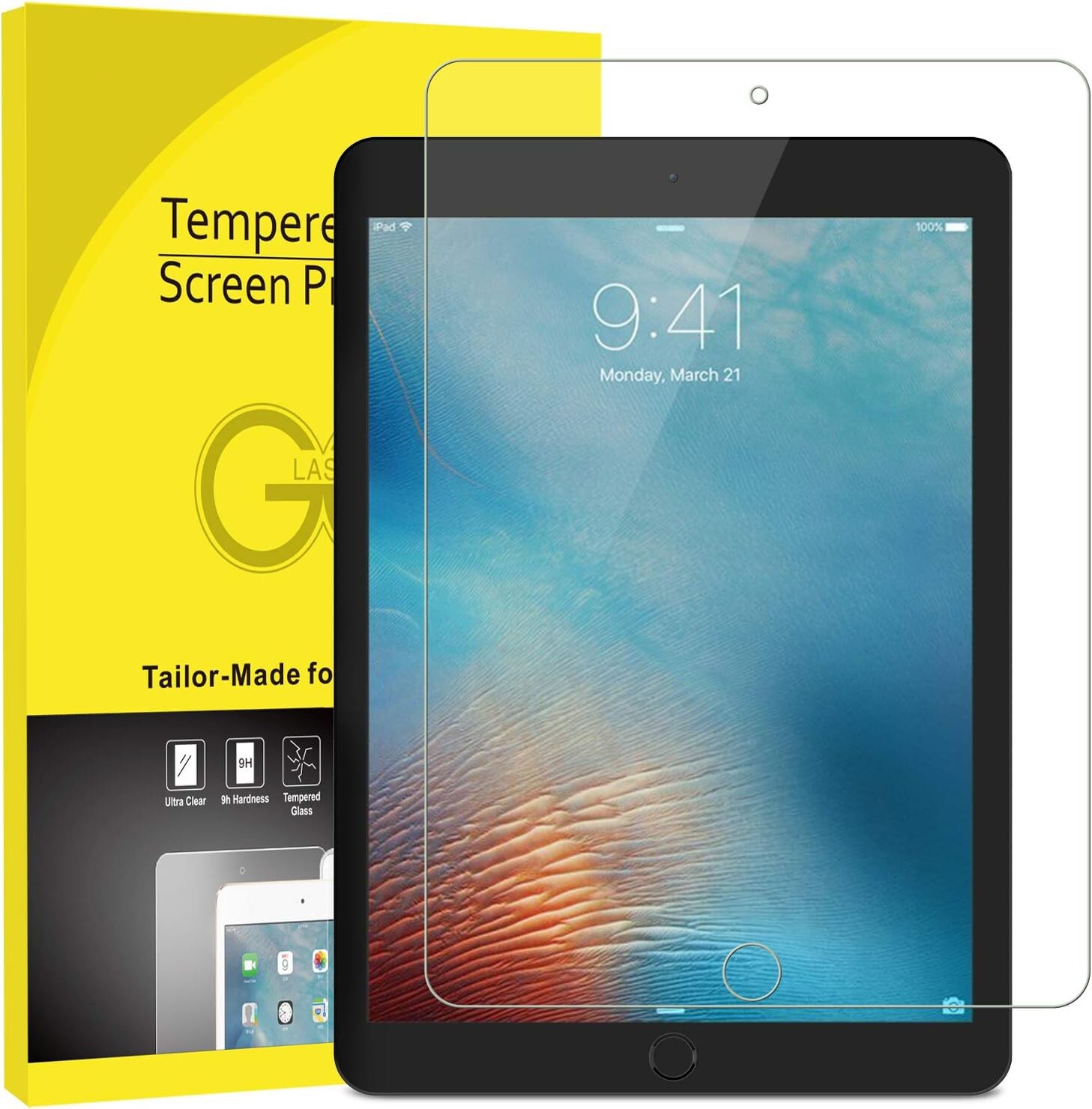For iPad Mini 4 5 4th / 5th Gen Premium Tempered Glass Screen Protector HD Clear