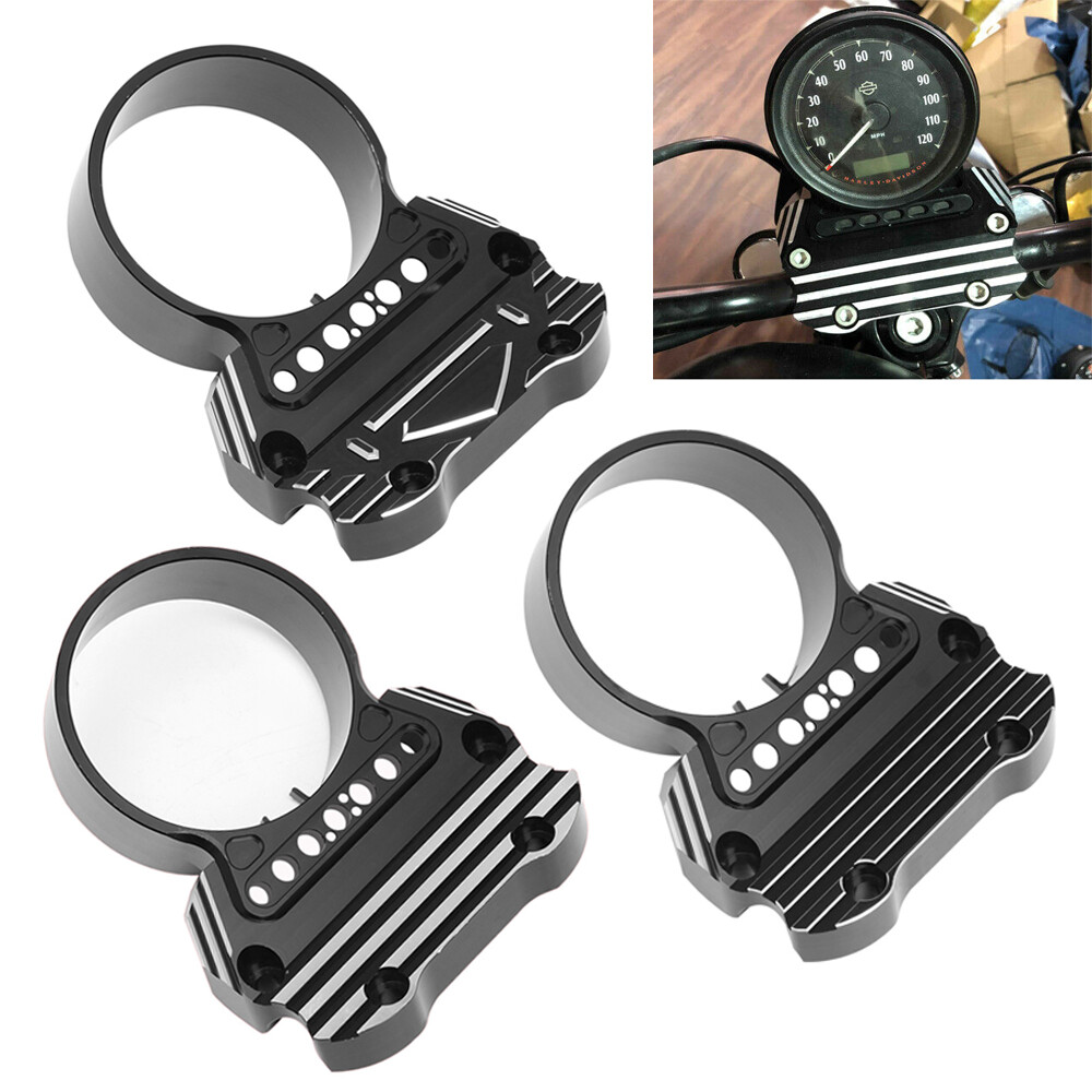 Side Speedometer Bracket Relocation Indicator Clamp For Harley Sportster XL1200