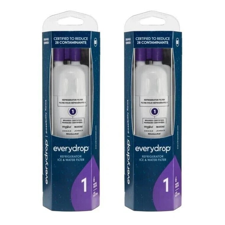 2 PACK ΕDR1RXD1 Refrigerator Wate Filter 1 Replacement New FREE SHIP