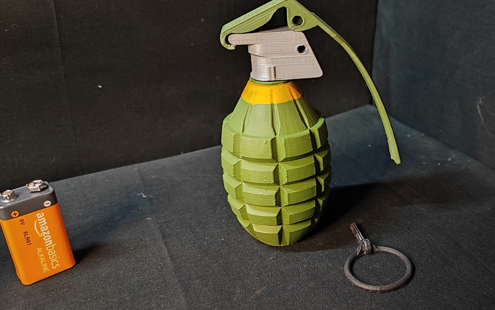 Inert WWII MK2 Pineapple Grenade Replica 1:1 Prop Training cosplay