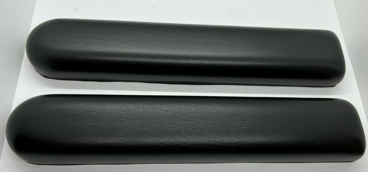 Full Length Black Co-Molded Armrest Pad for Jazzy Power Chair DWR1010E805 - Pair