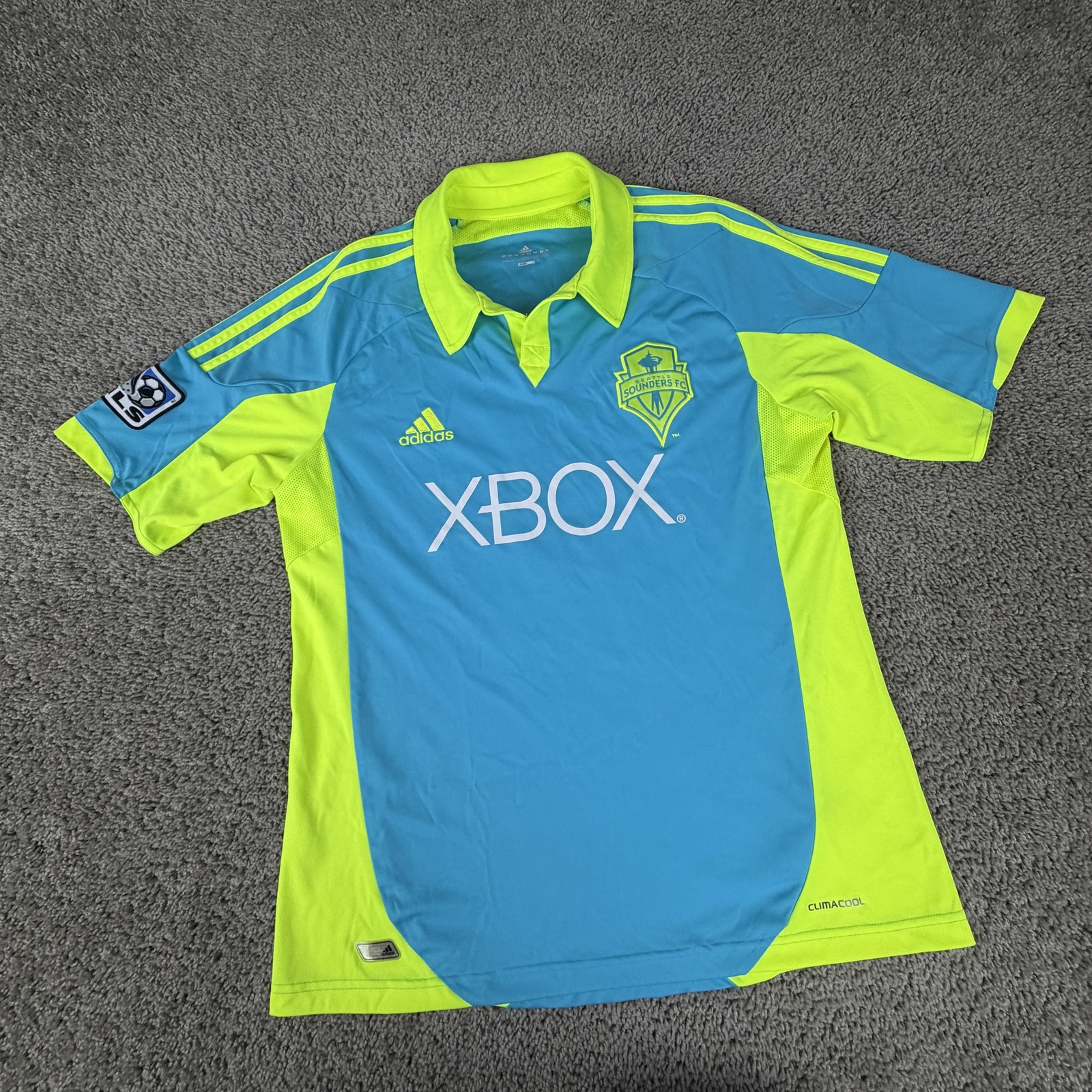 Seattle Sounders FC Jersey Mens Large 2012/2013 Clint Dempsey #2 Adidas