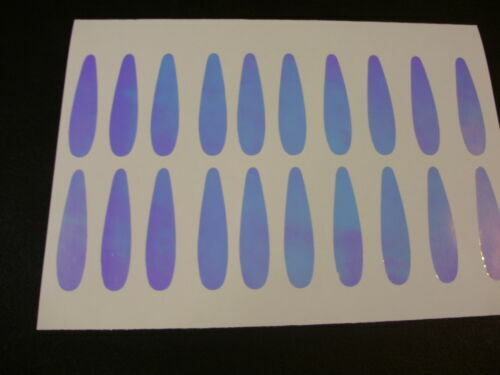 Trolling Spoon Moon Jelly UV Die Cut Fishing Lure Tape 8 Sizes