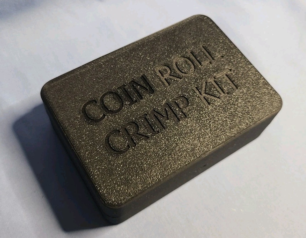 14 pc 6 Denomination Coin Roll End Crimp Set with Steel crimp tabs and drive bit