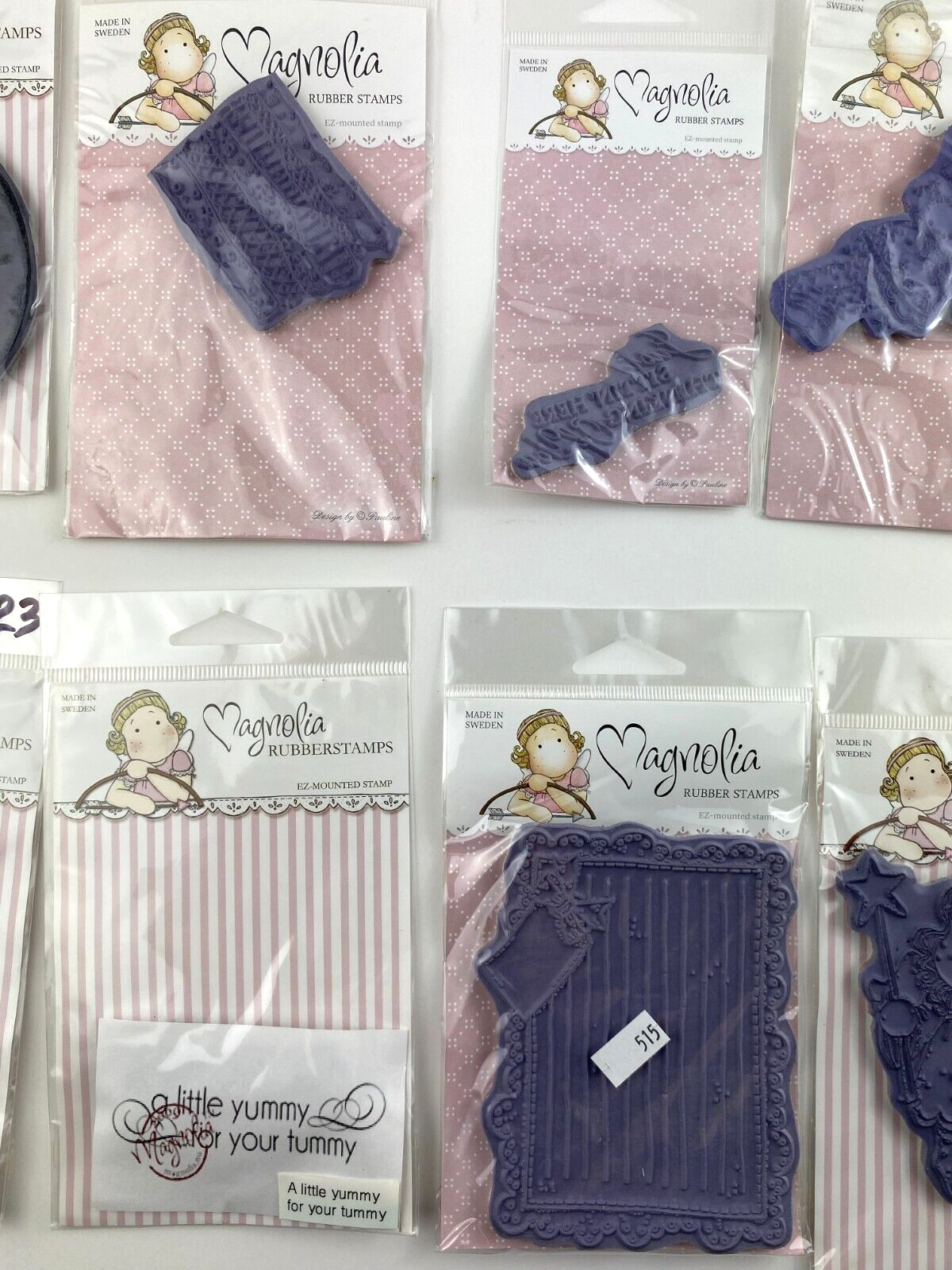 Magnolia (LOT OF 10) Rubber Stamps Assorted #20