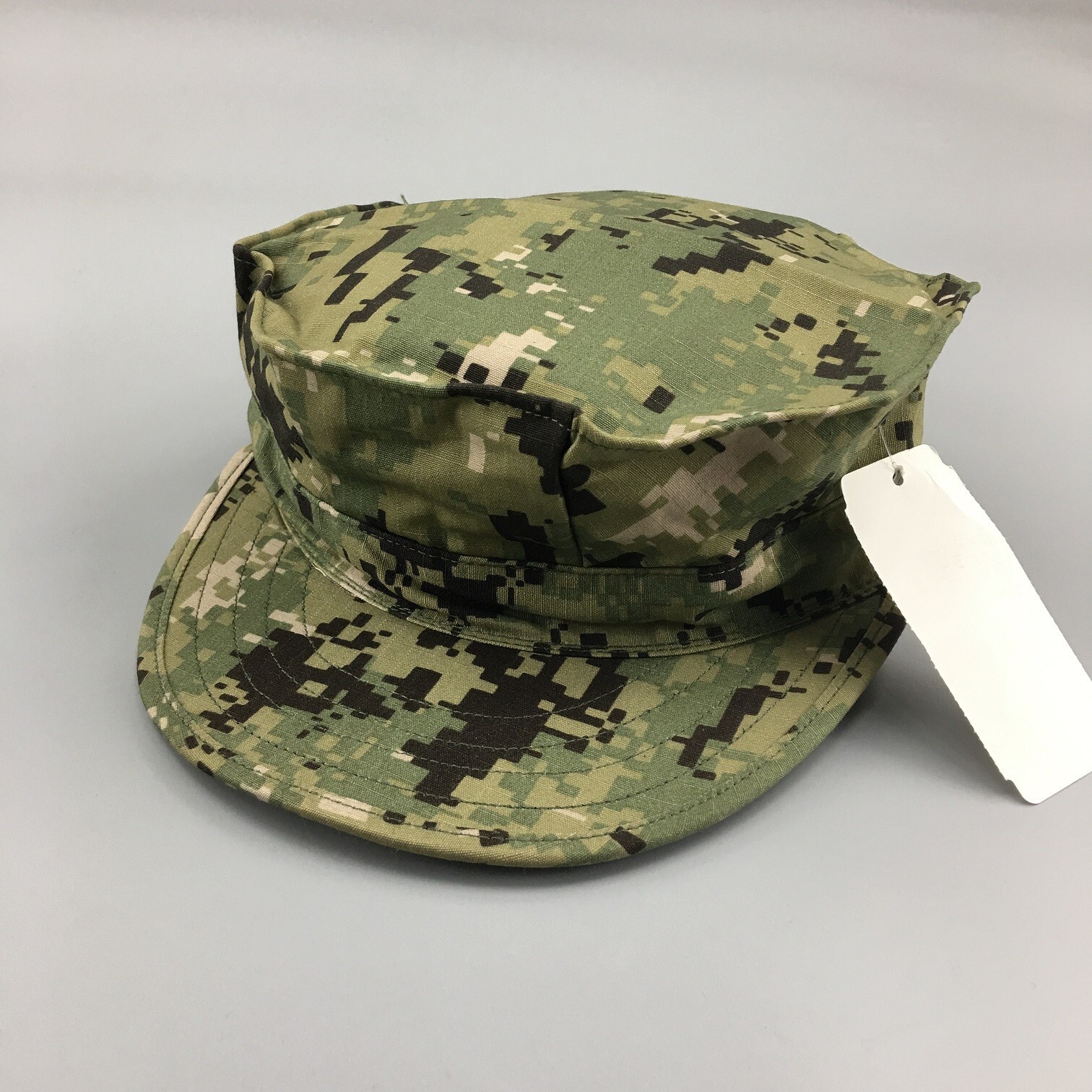 NEW US NAVY NWU Type III AOR2 Woodland UTILITY 8 Point CAP Hat cover 7 1/2