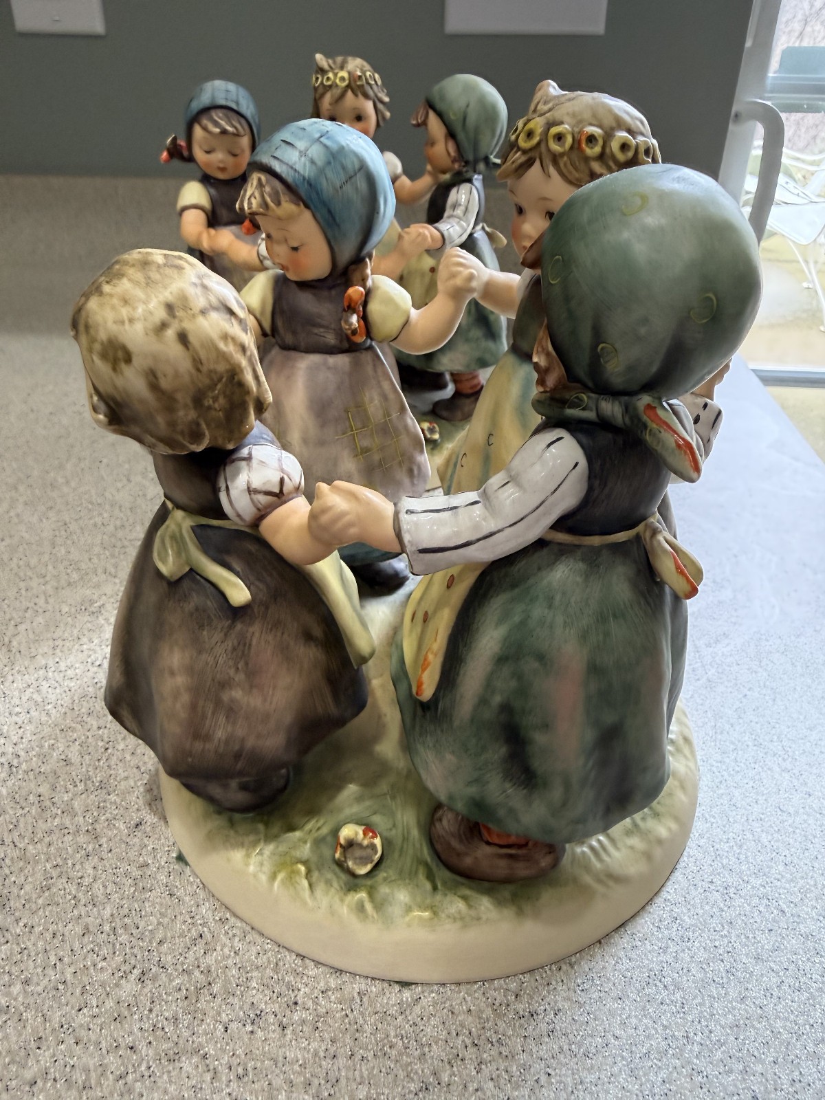 Quantity 2 1957 " RING AROUND THE ROSIE " #348 HUMMEL FIGURE W. GERMANY GOEBEL