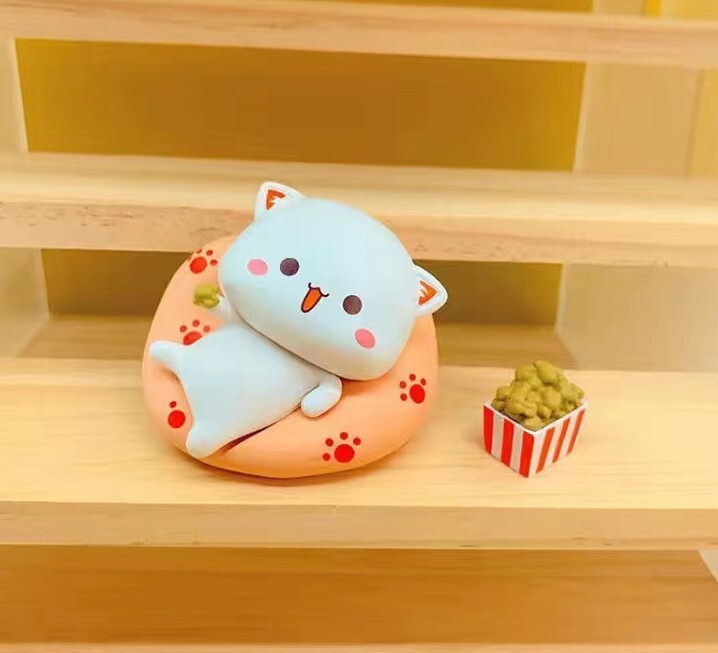 Season2 Peach and Goma MITAO-CAT Sweet Lovely Figure Art Toy Desktop Deco Gift