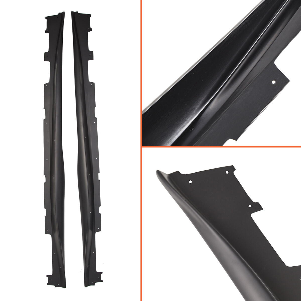 ZL1 Style Side Skirts Extension Rocker Panels For Chevy Camaro RS&SS 2016-2020