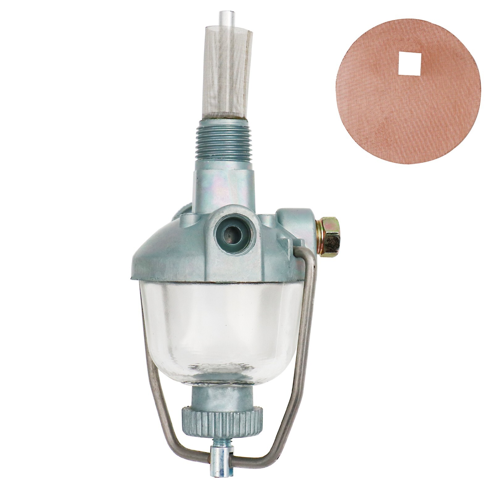 Fuel Sediment Bowl Gas w/ Shut Off For Ford NAA Jubilee 2N 8N 9N 2N9155B NAA9155