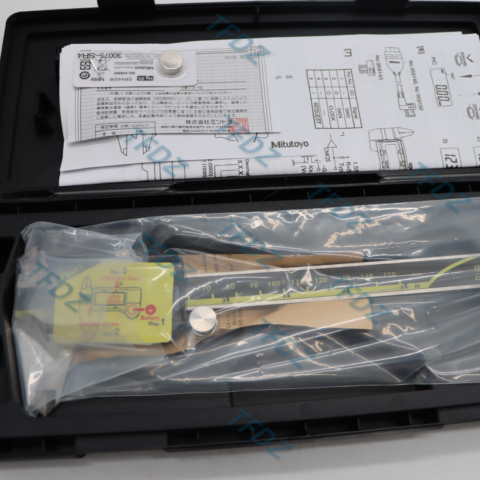 Mitutoyo Japan 150mm/0-6 500-196-30 Absolute Digital Digimatic Vernier Caliper