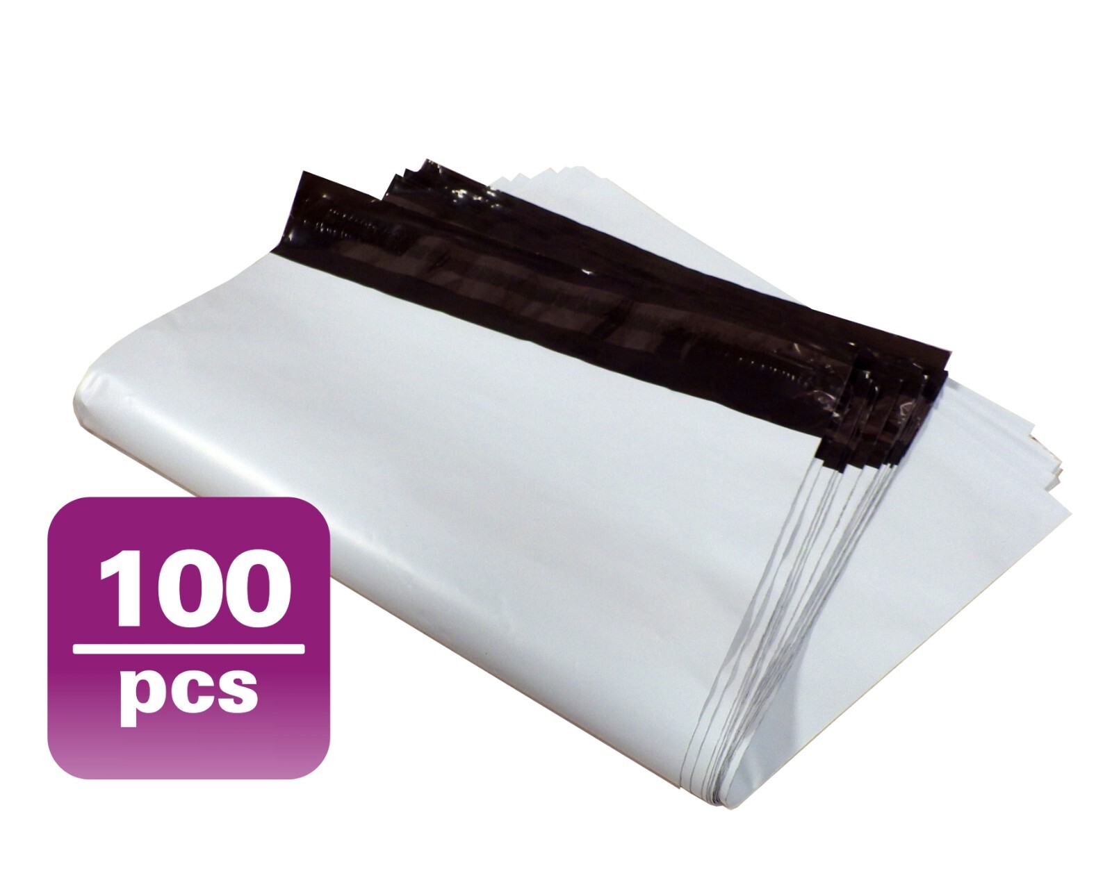 14.5X19 M7-100 WHITE POLY MAILERS SHIPPING ENVELOPES PLASTIC BAGS