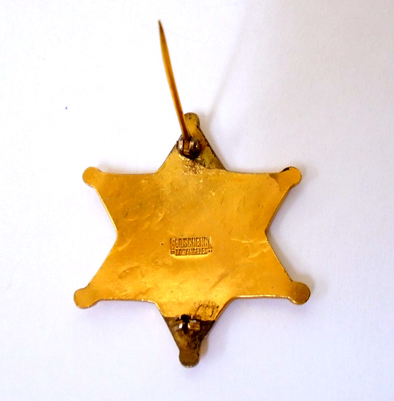 Obsolete Nevada State Police Geo. Schenck Los Angeles Collector Mini Badge