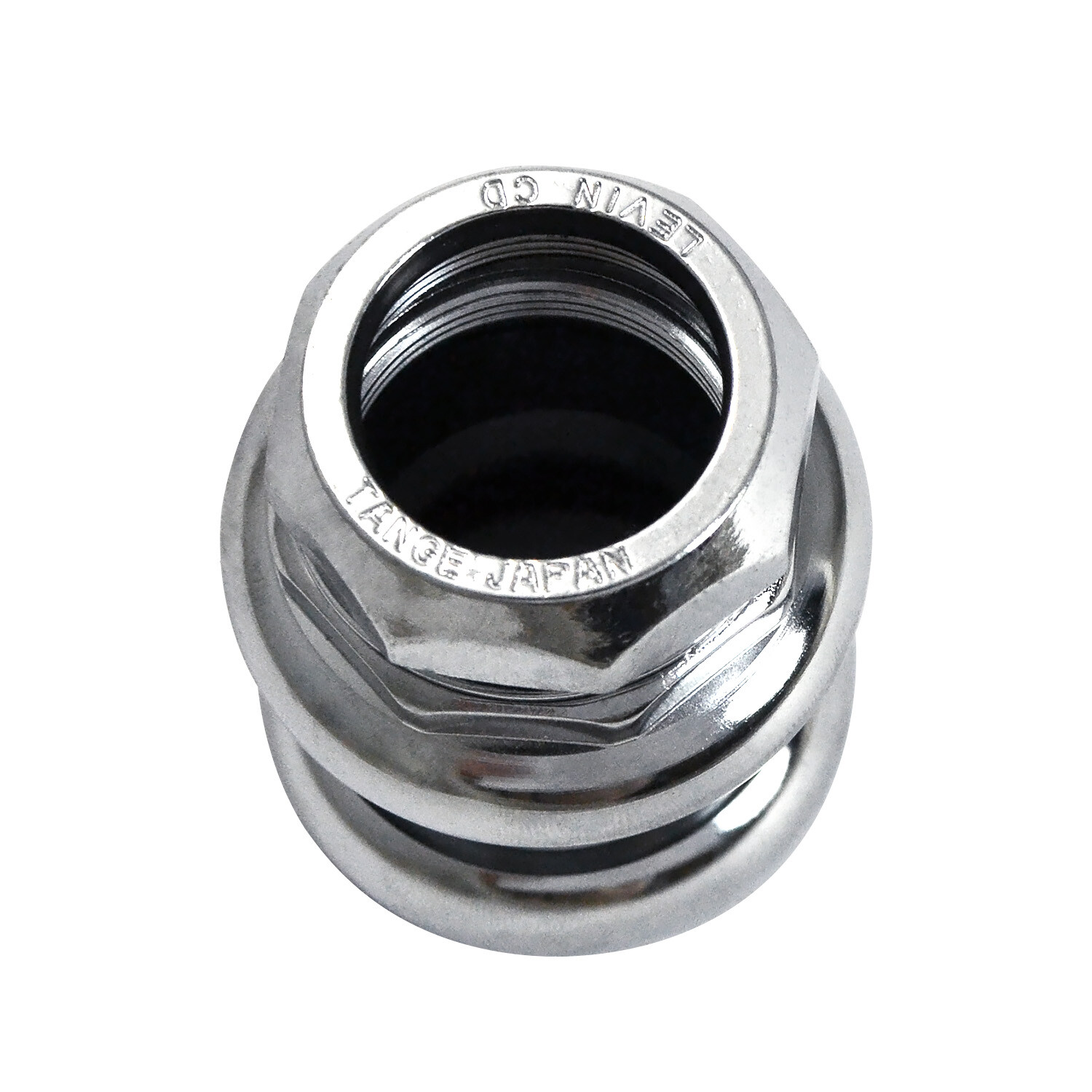 Tange-Seiki Levin CDS 1" Threaded Headset 26.4mm Crown Race Chrome , Silver