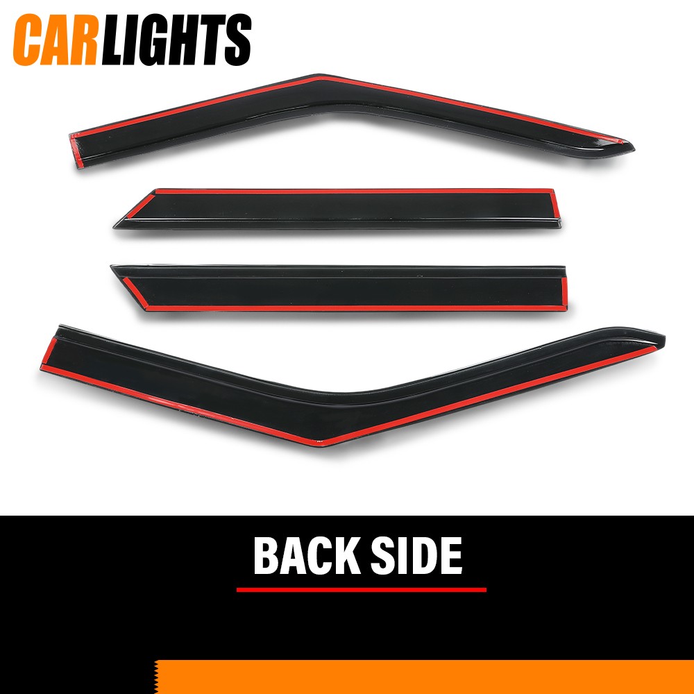 AVS Window Rain Guards Visors Shield Out-Channel Fit For 2020-2025 Ford Explorer