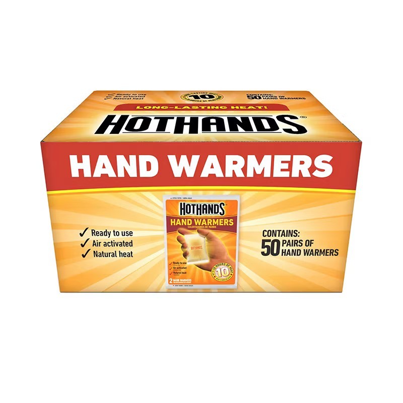 HotHands Hand Warmers 200 Warmers ( 100 pairs ) Up to 10 Hours of Heat Exp 2029