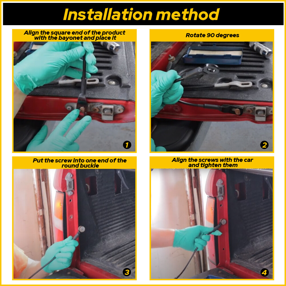 For 98 - 04 Tailgate Frontier Cable Right and Left with Hardware 904608B400 EOA