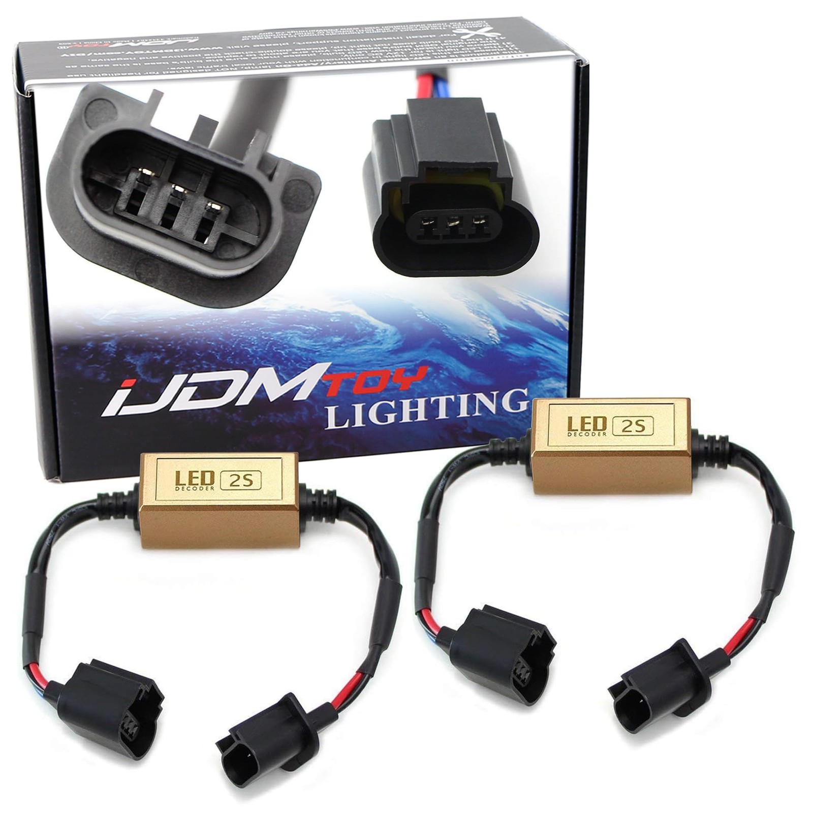 H13 9008 LED Headlight Canbus Error Free Anti Flicker Resistor Canceller Decoder