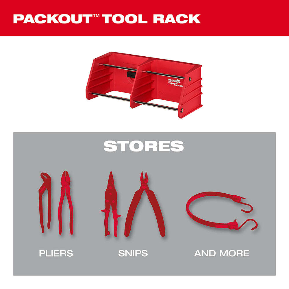 Milwaukee 48-22-8340 PACKOUT Reinforced Tool Rack