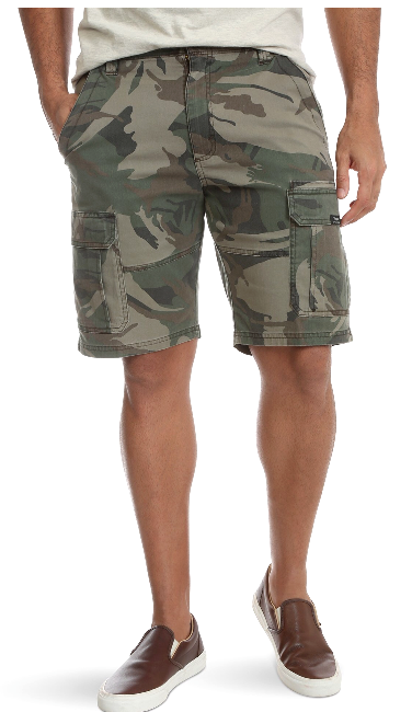 Men's Wrangler Cargo Shorts w Stretch Relaxed Fit CHOOSE SIZE 8 DIFFERENT COLORS