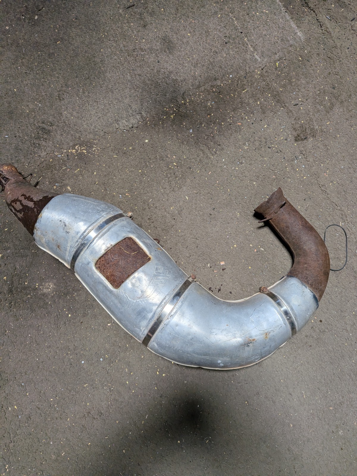 Polaris RMK XC 700 800 Single Exhaust Pipe SLP 2000 2001 performance