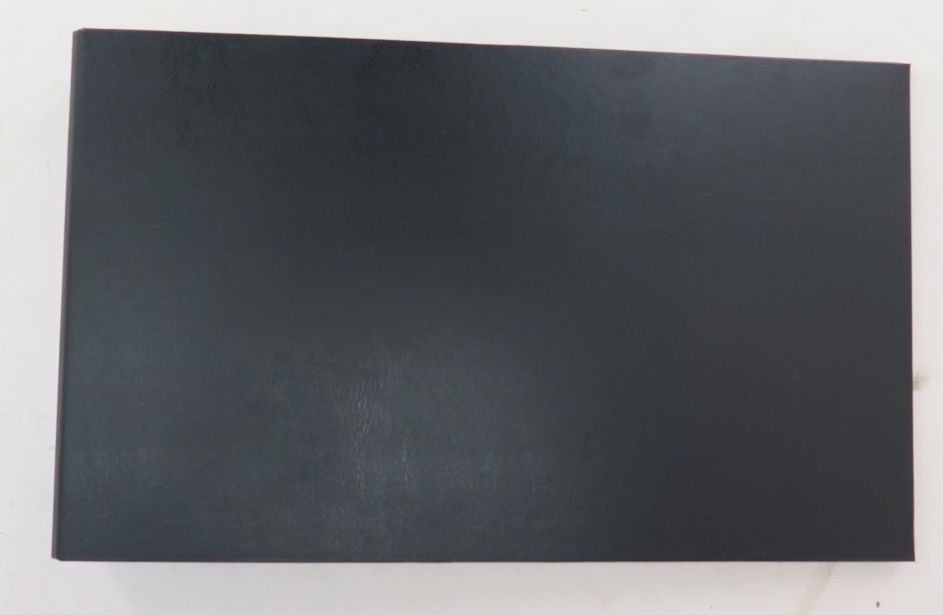 NEW SKILCRAFT 8.5" x 14" 3 RING BINDER - BLACK