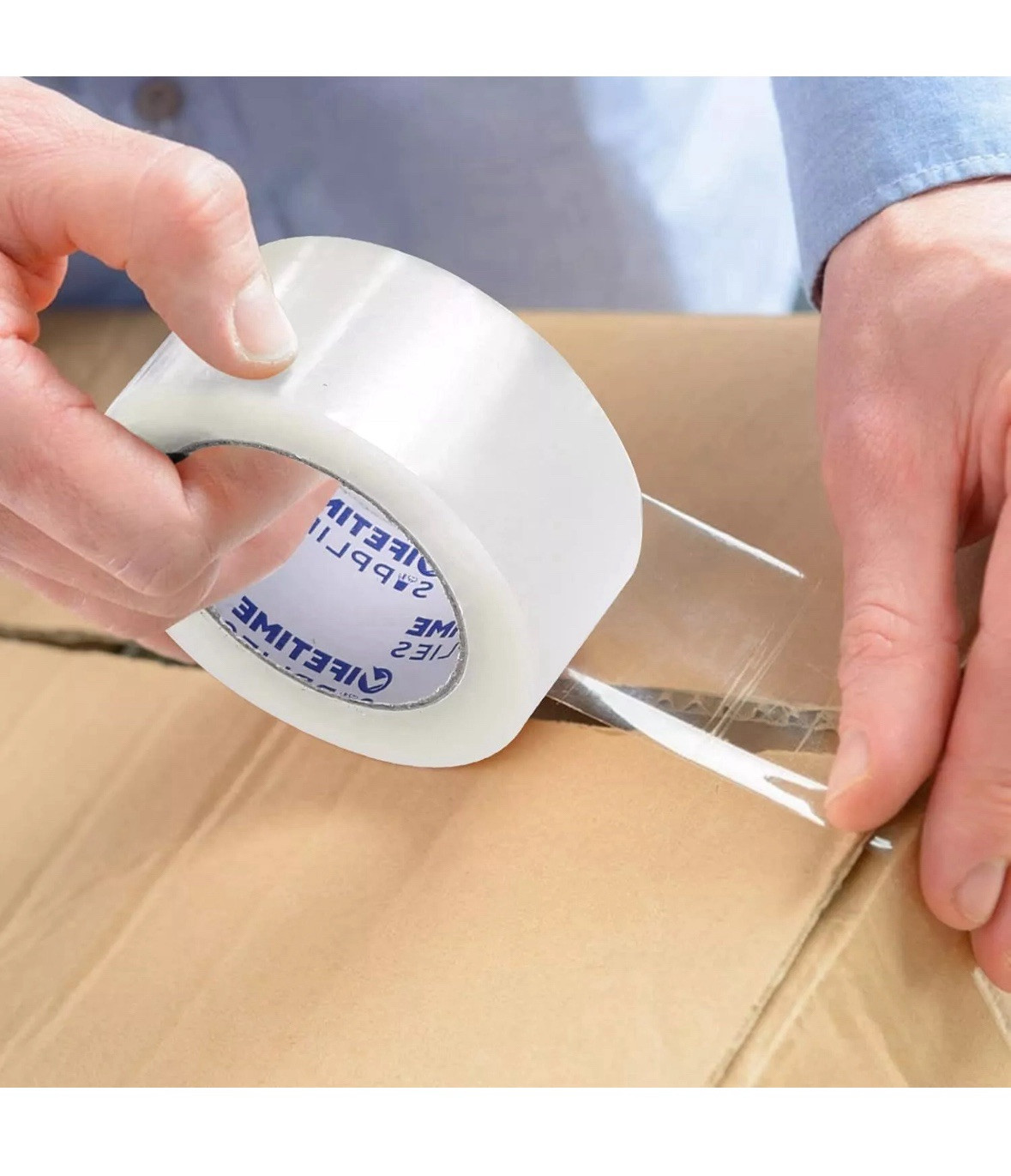 36 Rolls Shipping Packaging Box Packing Sealing Tape 2 mil 2" x 65 Yard 195FT